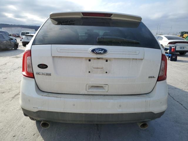 2FMDK3JC0BBB50158 - 2011 FORD EDGE SEL WHITE photo 6