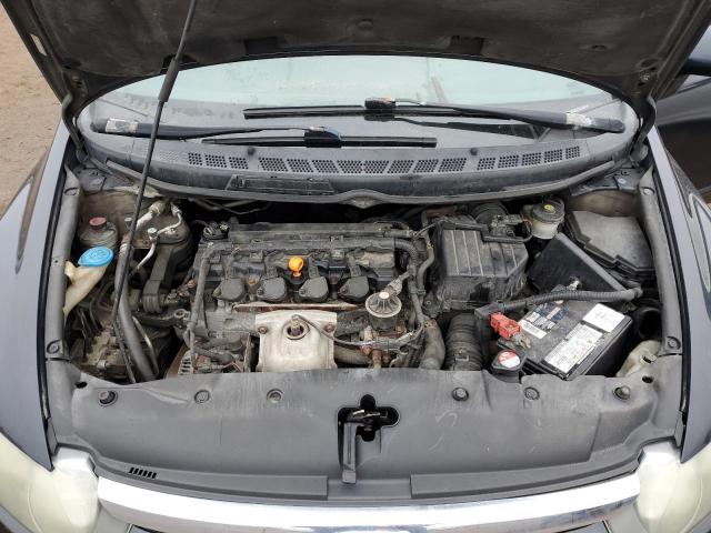 2HGFA16908H020325 - 2008 HONDA CIVIC EXL შავი ფოტო 11