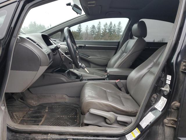 2HGFA16908H020325 - 2008 HONDA CIVIC EXL შავი ფოტო 7