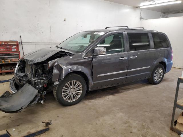 2C4RC1CG2GR305142 - 2016 CHRYSLER TOWN & COU TOURING L GRAY photo 1
