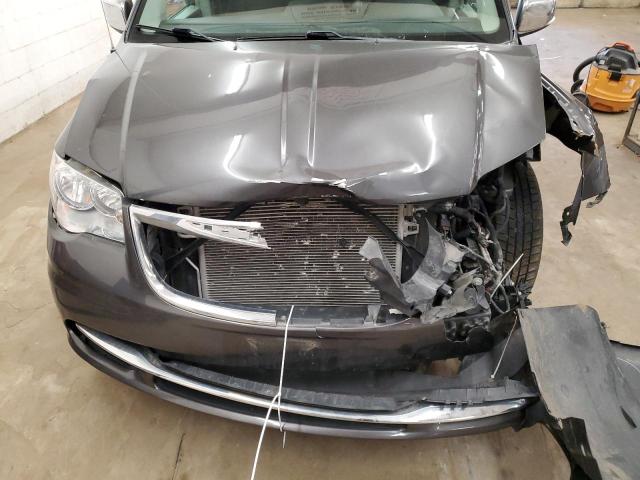 2C4RC1CG2GR305142 - 2016 CHRYSLER TOWN & COU TOURING L GRAY photo 12