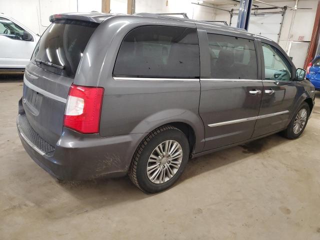 2C4RC1CG2GR305142 - 2016 CHRYSLER TOWN & COU TOURING L GRAY photo 3