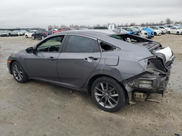 19XFC1F39KE015146 - 2019 HONDA CIVIC EX GRAY photo 2