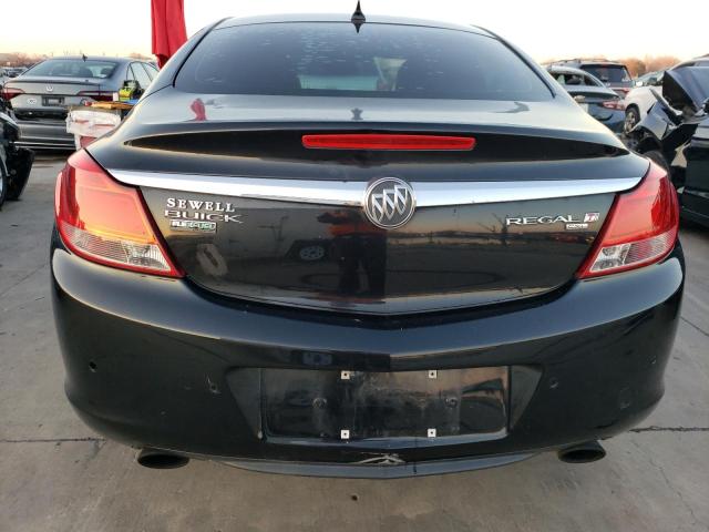 W04G15GV3B1057892 - 2011 BUICK REGAL CXL BLACK photo 6