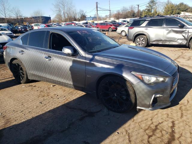 JN1EV7AR6JM443361 - 2018 INFINITI Q50 LUXE GRAY photo 4