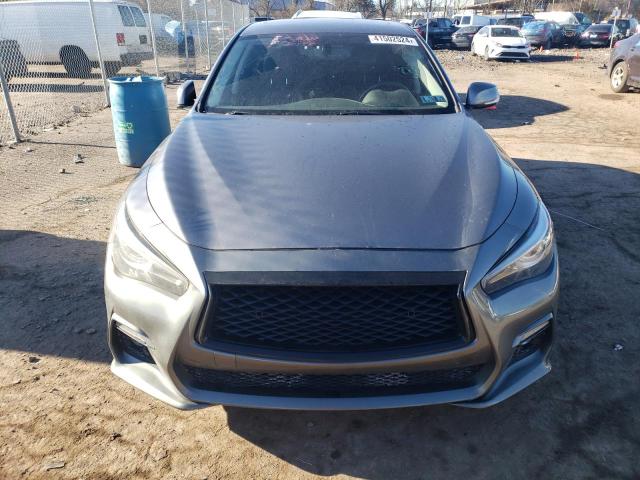 JN1EV7AR6JM443361 - 2018 INFINITI Q50 LUXE GRAY photo 5