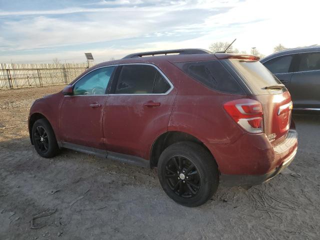 2GNALCEK7H1607513 - 2017 CHEVROLET EQUINOX LT BURGUNDY photo 2