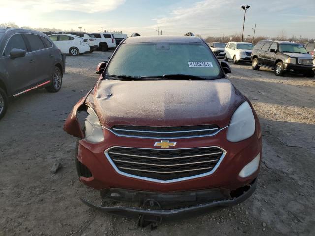 2GNALCEK7H1607513 - 2017 CHEVROLET EQUINOX LT BURGUNDY photo 5