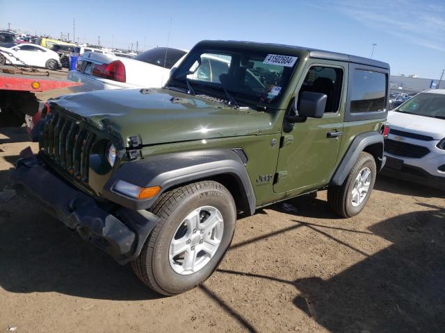 1C4GJXAG7NW227013 - 2022 JEEP WRANGLER SPORT GREEN photo 1