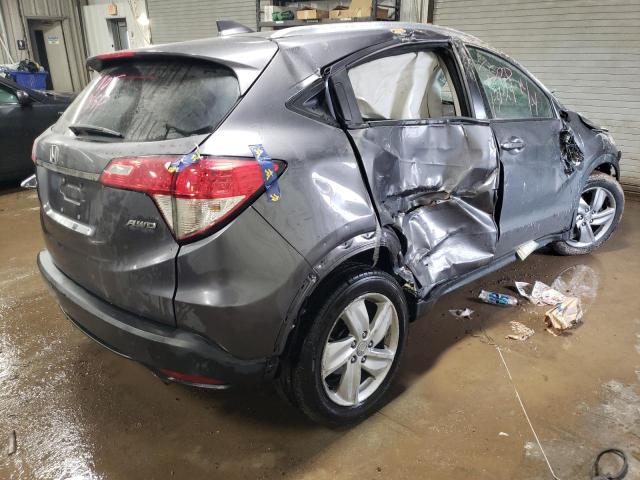 3CZRU6H55KM732178 - 2019 HONDA HR-V EX GRAY photo 3