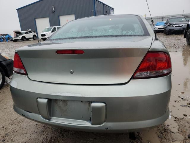 1C3EL46X86N181325 - 2006 CHRYSLER SEBRING SILVER photo 6