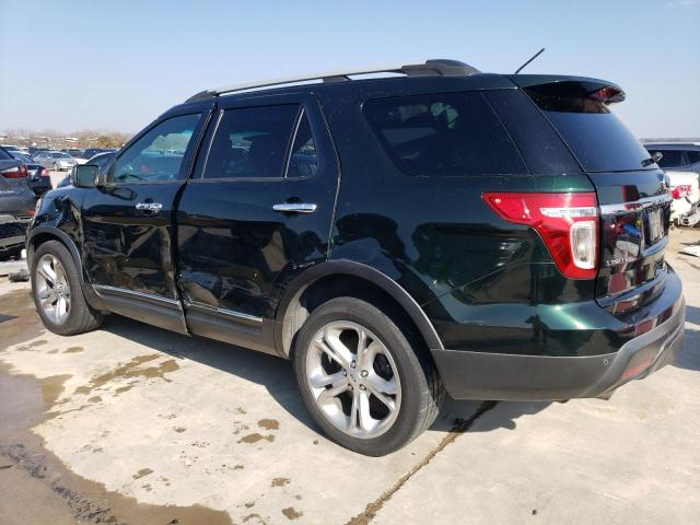 1FM5K8F84DGA73621 - 2013 FORD EXPLORER LIMITED GREEN photo 2