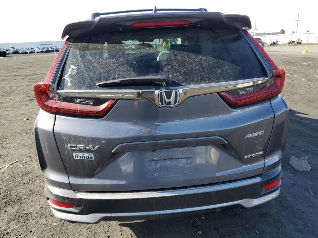 5J6RW2H93LL013925 - 2020 HONDA CR-V TOURING GRAY photo 6