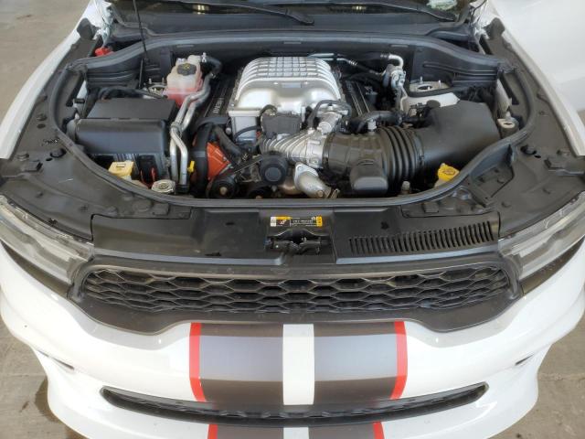 1C4SDJH98MC818800 - 2021 DODGE DURANGO SRT HELLCAT WHITE photo 12