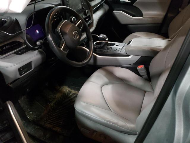 5TDGZRBH9LS042566 - 2020 TOYOTA HIGHLANDER XLE SILVER photo 7