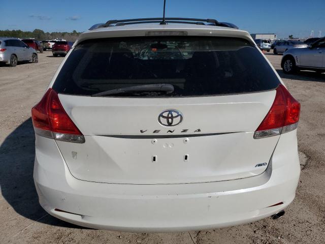 4T3BA3BBXAU010943 - 2010 TOYOTA VENZA WHITE photo 6