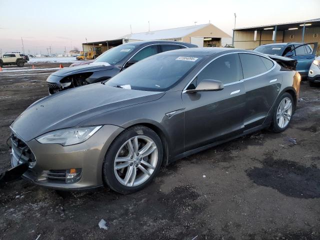 5YJSA1E24FF115121 - 2015 TESLA MODEL S Boz foto 1