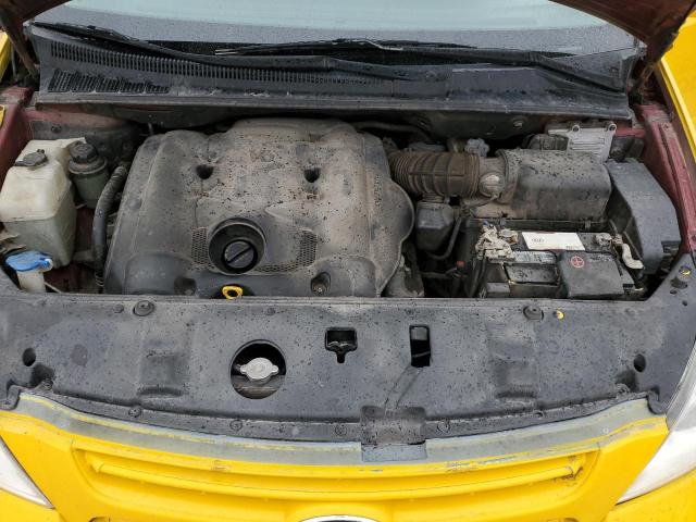 KNDMB233986250004 - 2008 KIA SEDONA EX YELLOW photo 12