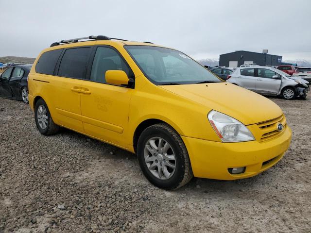 KNDMB233986250004 - 2008 KIA SEDONA EX YELLOW photo 4