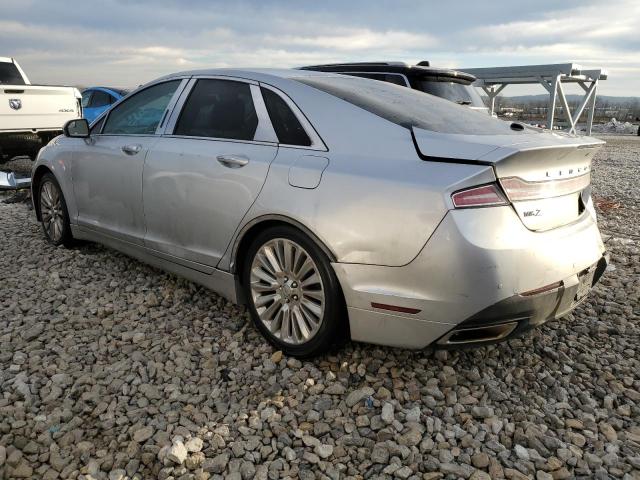3LN6L2GK8GR603367 - 2016 LINCOLN MKZ SILVER photo 2
