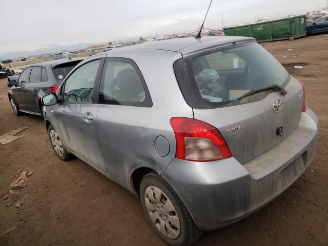 JTDJT923175029978 - 2007 TOYOTA YARIS SILVER photo 2