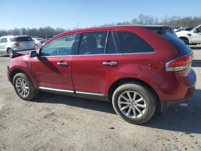 2LMDJ8JK0DBL45191 - 2013 LINCOLN MKX RED photo 2