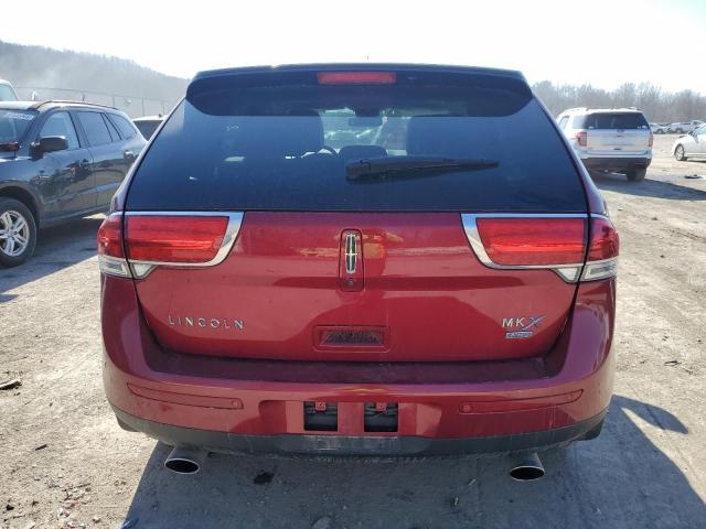 2LMDJ8JK0DBL45191 - 2013 LINCOLN MKX RED photo 6