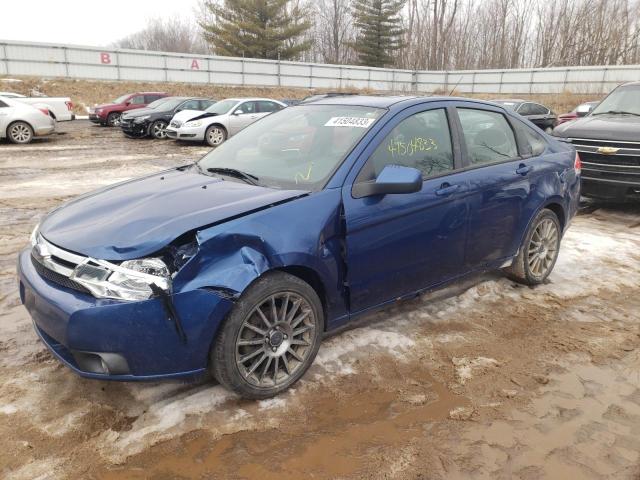 1FAHP36N09W202291 - 2009 FORD FOCUS SES BLUE photo 1