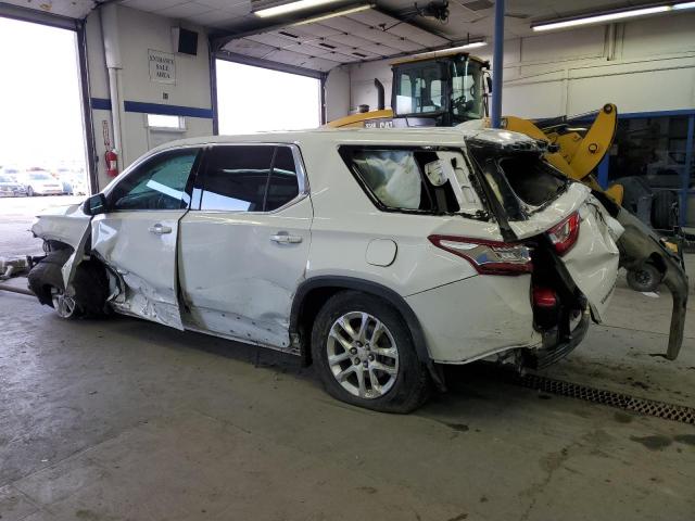 1GNEVLKW6KJ239681 - 2019 CHEVROLET TRAVERSE LS WHITE photo 2