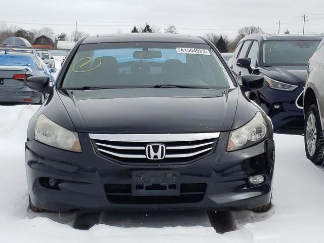 1HGCP3F8XBA800410 - 2011 HONDA ACCORD EXL BLACK photo 5