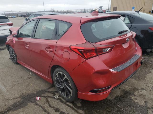 JTNKARJE0HJ537456 - 2017 TOYOTA COROLLA IM RED photo 2