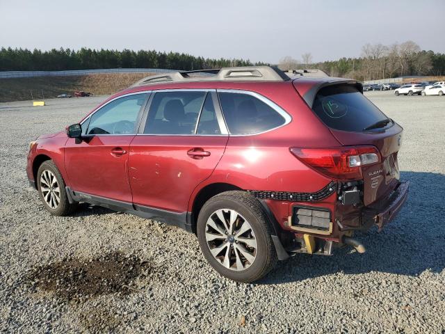 4S4BSBLC8F3361970 - 2015 SUBARU OUTBACK 2.5I LIMITED RED photo 2