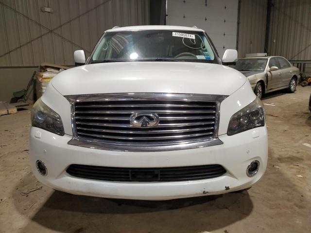 JN8AZ2NC3B9300613 - 2011 INFINITI QX56 WHITE photo 5