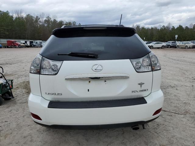 2T2HK31U77C021990 - 2007 LEXUS RX 350 WHITE photo 6