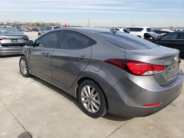 5NPDH4AE7EH475361 - 2014 HYUNDAI ELANTRA SE GRAY photo 2