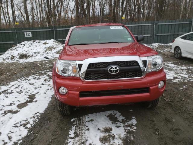 3TMLU4EN8BM062310 - 2011 TOYOTA TACOMA DOUBLE CAB წითელი ფოტო 5