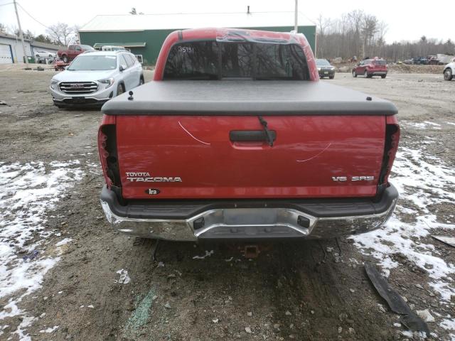 3TMLU4EN8BM062310 - 2011 TOYOTA TACOMA DOUBLE CAB წითელი ფოტო 6