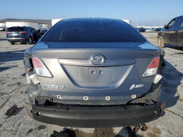 1YVHZ8CH2B5M29682 - 2011 MAZDA 6 I GRAY photo 6