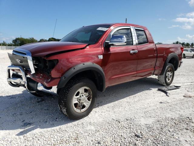 5TFRM5F18AX008087 - 2010 TOYOTA TUNDRA DOUBLE CAB SR5 RED photo 1