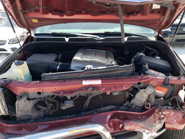 5TFRM5F18AX008087 - 2010 TOYOTA TUNDRA DOUBLE CAB SR5 RED photo 11
