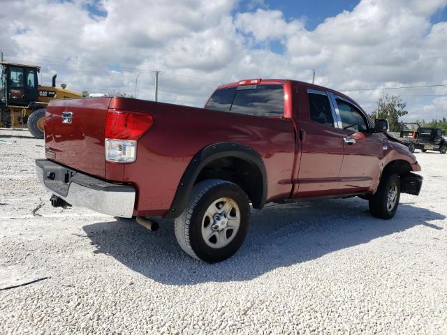 5TFRM5F18AX008087 - 2010 TOYOTA TUNDRA DOUBLE CAB SR5 RED photo 3