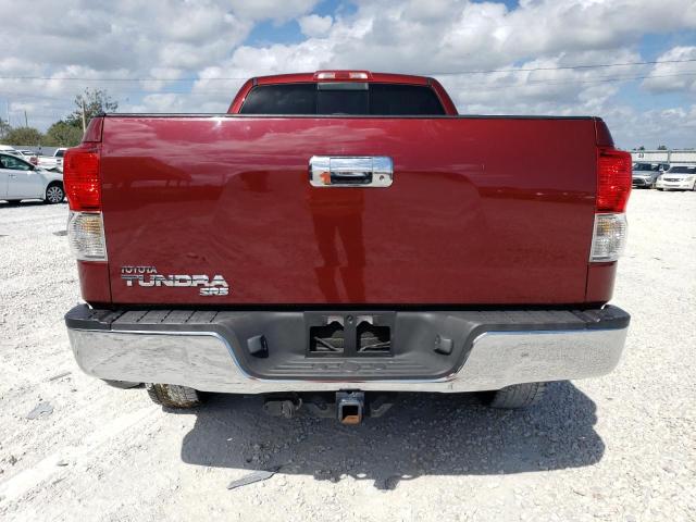 5TFRM5F18AX008087 - 2010 TOYOTA TUNDRA DOUBLE CAB SR5 RED photo 6