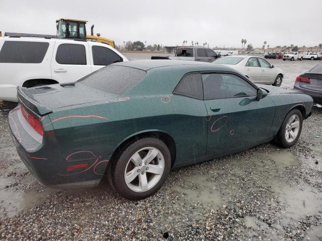 2C3CDYAG6DH708898 - 2013 DODGE CHALLENGER SXT GREEN photo 3