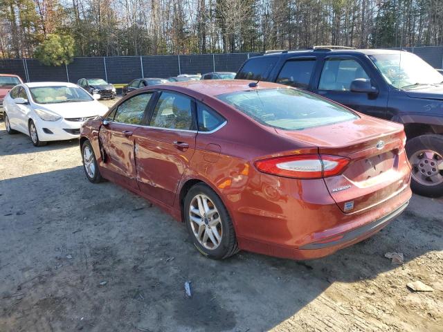 3FA6P0H72ER337984 - 2014 FORD FUSION SE RED photo 2