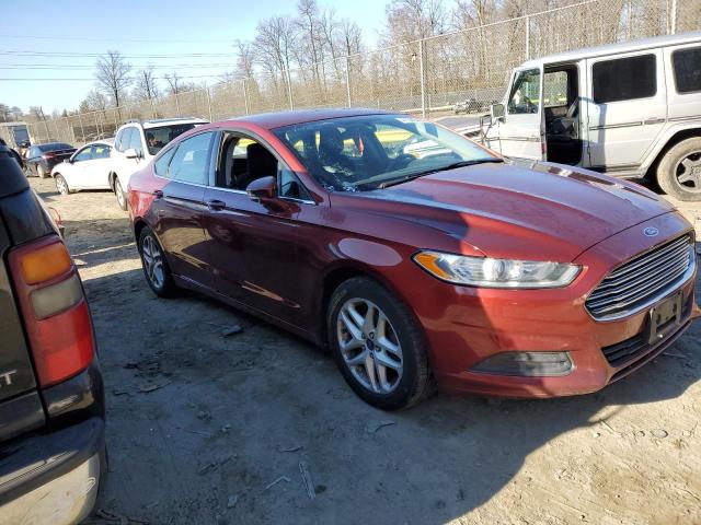 3FA6P0H72ER337984 - 2014 FORD FUSION SE RED photo 4