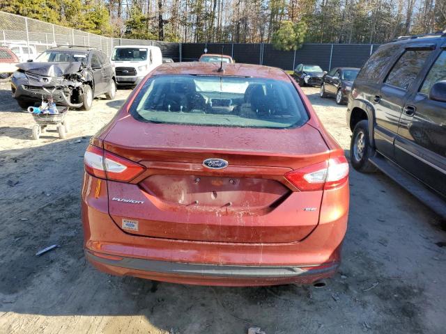 3FA6P0H72ER337984 - 2014 FORD FUSION SE RED photo 6