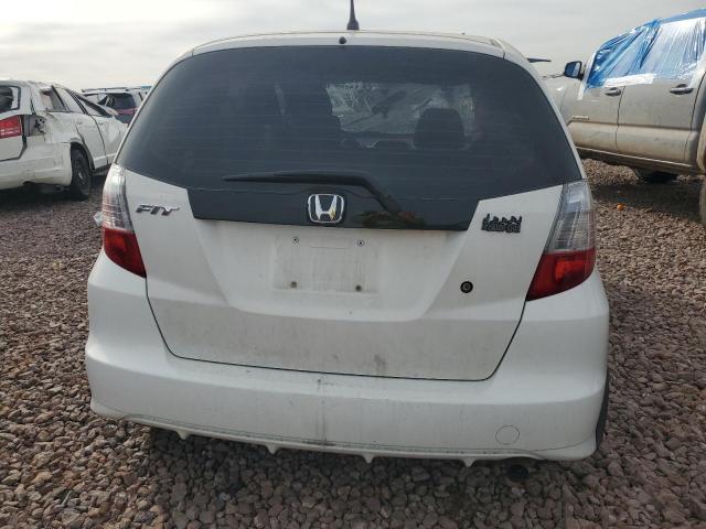 JHMGE8H23AC038728 - 2010 HONDA FIT WHITE photo 6