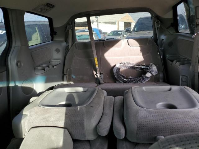 5TDBA23C86S066163 - 2006 TOYOTA SIENNA LE SILVER photo 10