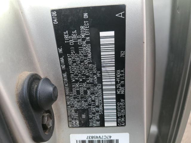 5TDBA23C86S066163 - 2006 TOYOTA SIENNA LE SILVER photo 13