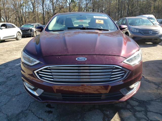 3FA6P0H9XHR414526 - 2017 FORD FUSION SE BURGUNDY photo 5